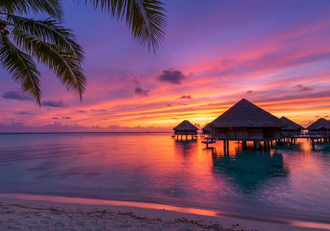 Bora Bora flight deals - Overwater bungalow. Get exclusive airfare deals to French Polynesia with expert flight booking assistance.