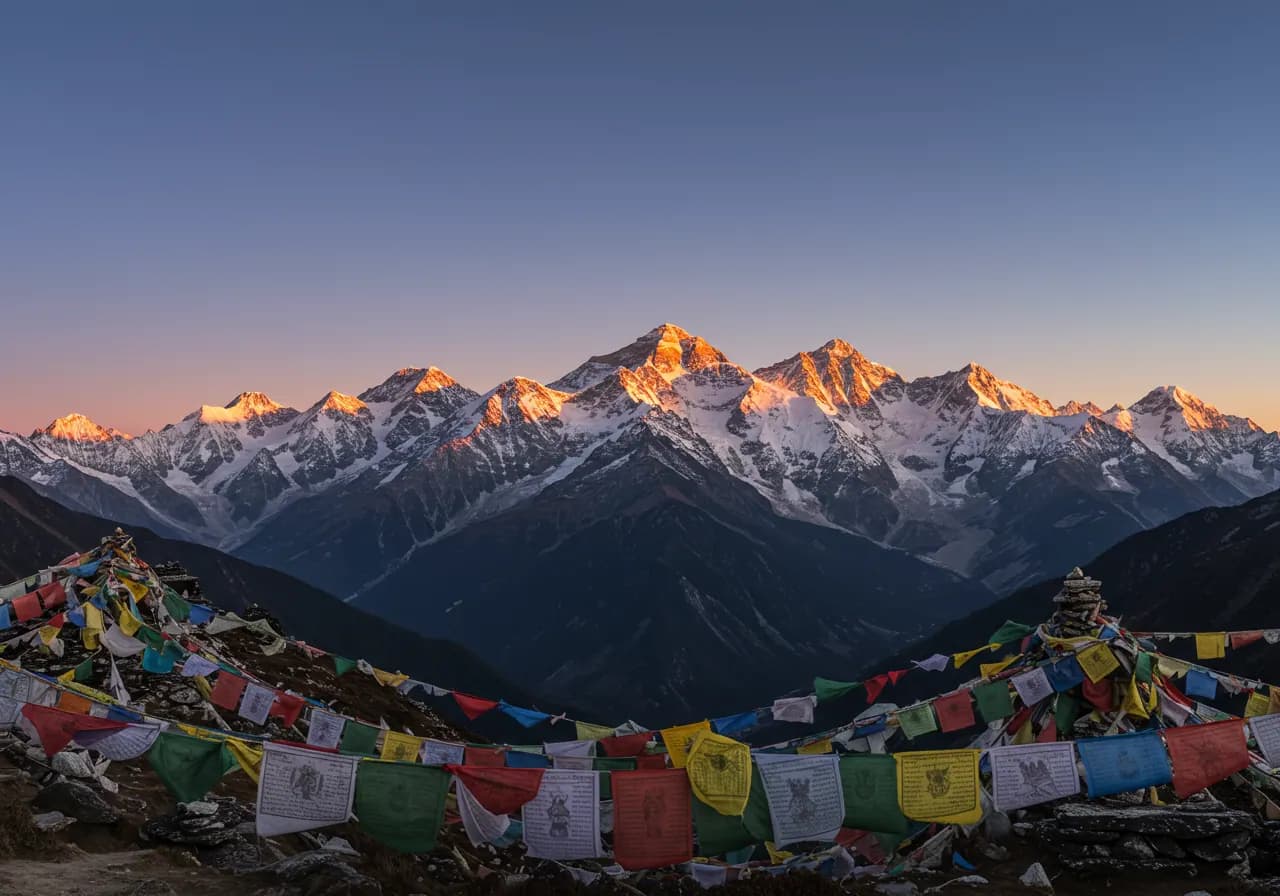 Nepal flight deals - Himalayan mountains. Get the best airfare to Nepal with expert travel agents and exclusive flight deals.