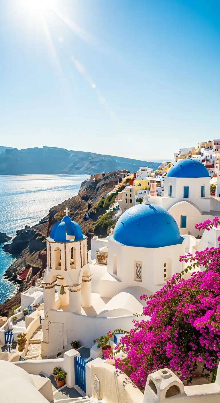 Santorini - Popular flight destination for Europe travel. Book flights to Santorini with Flight Fare Services for exclusive deals and unpublished airfares.